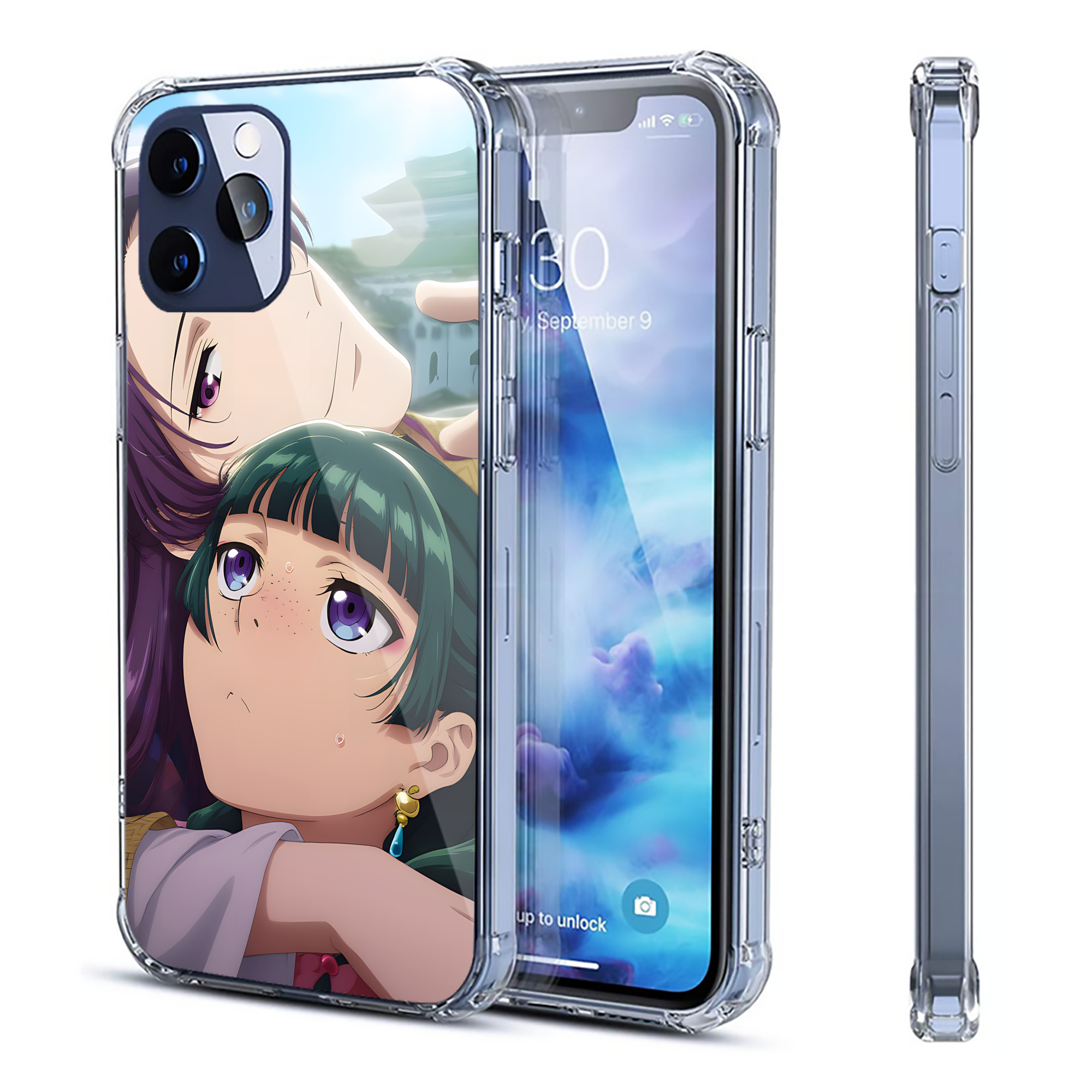 （画像用） 薬屋のひとりごと The Apothecary Diaries 【iPhone 12シリーズ対応】透明スマホケース（クリアソフトケース）